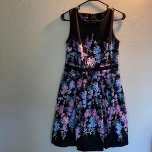 Talbot W 4P Talbot Aline Floral Sleeveless Dress